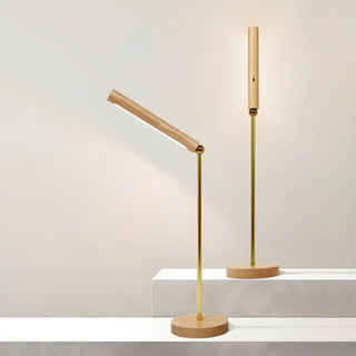 Minimalist Wooden Linear Adjustable LED Table Lamp Zawala Image - 5