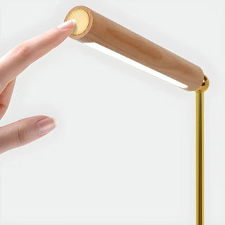Minimalist Wooden Linear Adjustable LED Table Lamp Zawala Image - 6