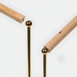 Minimalist Wooden Linear Adjustable LED Table Lamp Zawala Image - 9