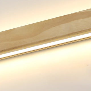 ZOWALA - Natural Wood Living Room Up Down Wall Vanity Light Image - 12