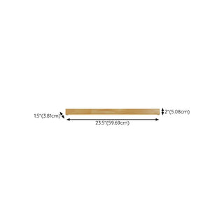 ZOWALA - Natural Wood Living Room Up Down Wall Vanity Light #size