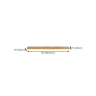 ZOWALA - Natural Wood Living Room Up Down Wall Vanity Light Image - 15