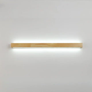 ZOWALA - Natural Wood Living Room Up Down Wall Vanity Light Image - 6