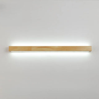 ZOWALA - Natural Wood Living Room Up Down Wall Vanity Light Image - 7
