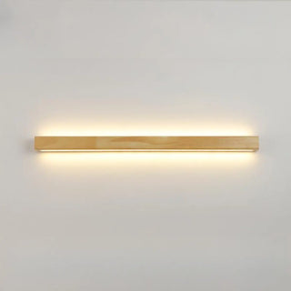 ZOWALA - Natural Wood Living Room Up Down Wall Vanity Light Image - 8
