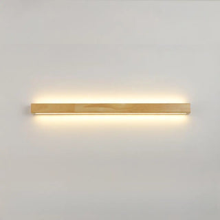 ZOWALA - Natural Wood Living Room Up Down Wall Vanity Light Image - 9