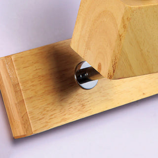 ZOWALA - Modern 3-Light Wood Square Bathroom Vanity Light Image - 12