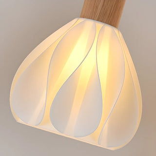 ZOWALA - White Cone Semi-Flush Mount Ceiling Light Hallway Image - 5