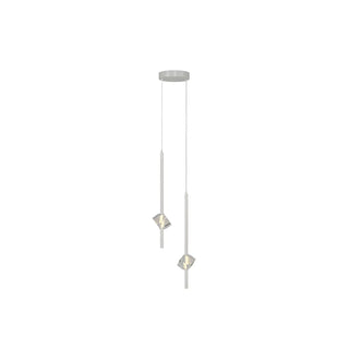 ZOWALA - Modern Black Crystal Rod Cylinder Bedroom Pendant Light Image - 18