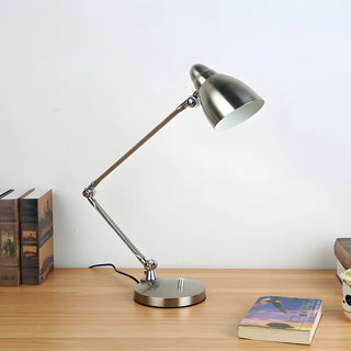 Golden Classic Adjustable Metal Shade Desk Study Lamp Zawala Image - 5