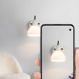 ZOWALA - Nordic Adjustable Arm White Bedroom Vanity Light Image - 10