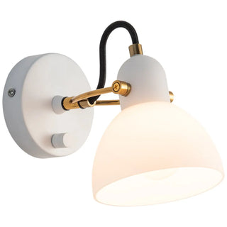 ZOWALA - Nordic Adjustable Arm White Bedroom Vanity Light Image - 11