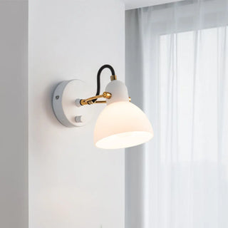 ZOWALA - Nordic Adjustable Arm White Bedroom Vanity Light Image - 2