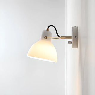 ZOWALA - Nordic Adjustable Arm White Bedroom Vanity Light Image - 7