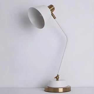Stylish Bell Shade Bend Arm Small Study Table Lamp Zawala Image - 10