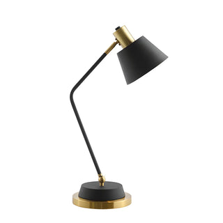 Stylish Bell Shade Bend Arm Small Study Table Lamp Zawala Image - 14