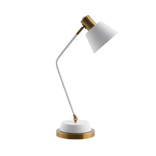 Stylish Bell Shade Bend Arm Small Study Table Lamp Zawala Image - 15