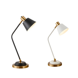 Stylish Bell Shade Bend Arm Small Study Table Lamp Zawala Image - 16