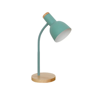 Beige Simple Bell Shape Metal Bedside Table Lamp Zawala Image - 11