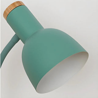 Beige Simple Bell Shape Metal Bedside Table Lamp Zawala Image - 9