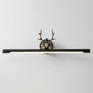 Nordic Antler Metal Bathroom Black LED Vanity Lights Zawala Image - 10