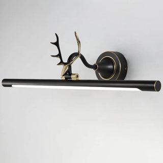 Nordic Antler Metal Bathroom Black LED Vanity Lights Zawala Image - 12
