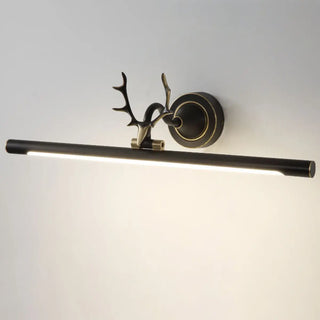 Nordic Antler Metal Bathroom Black LED Vanity Lights Zawala Image - 16