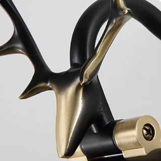 Nordic Antler Metal Bathroom Black LED Vanity Lights Zawala Image - 24