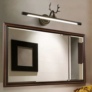 Nordic Antler Metal Bathroom Black LED Vanity Lights Zawala Image - 3