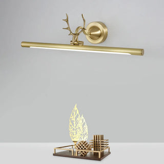 Nordic Antler Metal Bathroom Black LED Vanity Lights Zawala Image - 9