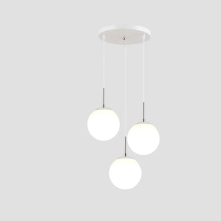 ZOWALA - Nordic Globe 4-Light Black Dining Room Pendant Light Image - 11