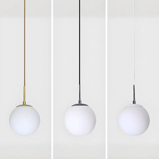 ZOWALA - Nordic Globe 4-Light Black Dining Room Pendant Light Image - 12