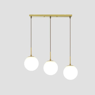 ZOWALA - Nordic Globe 4-Light Black Dining Room Pendant Light Image - 13