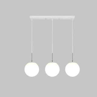 ZOWALA - Nordic Globe 4-Light Black Dining Room Pendant Light Image - 16