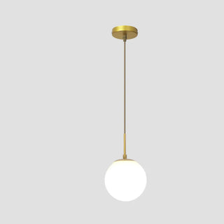ZOWALA - Nordic Globe 4-Light Black Dining Room Pendant Light Image - 5