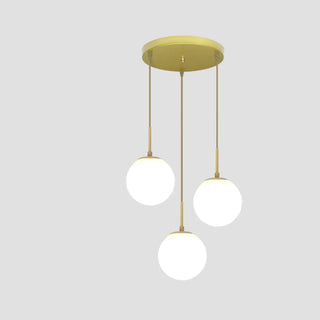 ZOWALA - Nordic Globe 4-Light Black Dining Room Pendant Light Image - 8