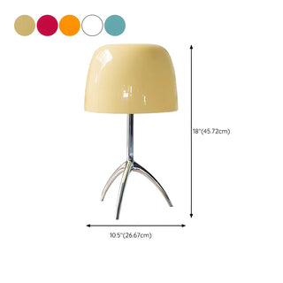 Stylish Chrome Tripod White Glass Shade Table Lamp Zawala #size
