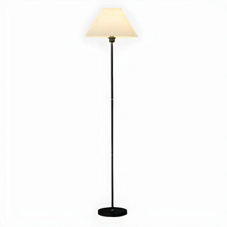 Nordic Green Cone Fabric Shade Metal LED Floor Lamp Zawala Image - 14