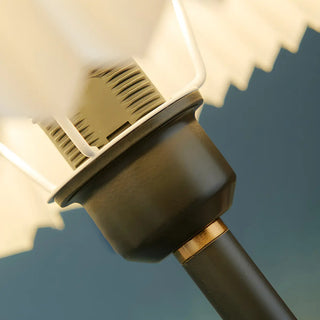Nordic Green Cone Fabric Shade Metal LED Floor Lamp Zawala Image - 9