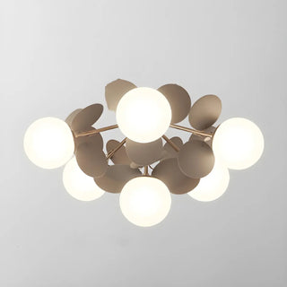 ZOWALA - Nordic Glass Bubble Semi-Flush Mount Lamp Image - 16