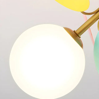 ZOWALA - Nordic Glass Bubble Semi-Flush Mount Lamp Image - 26