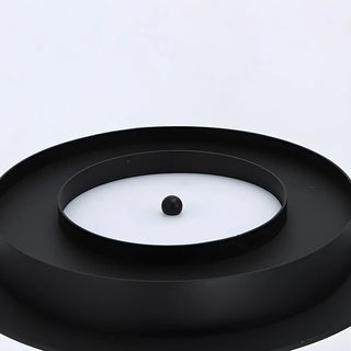 Modish Bedroom Metal Cylinder Black LED Floor Lamp Zawala Image - 7