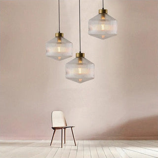 ZOWALA - Nordic Drum Glass Dining Smoke Grey Mini Pendant Light Image - 2