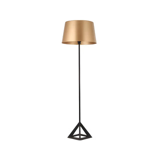 ZOWALA - Nordic Gold Drum LED Floor Lamp Image - 3