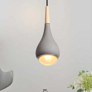 ZOWALA - Nordic Modern Ceramic Teardrop Green Pendant Light Image - 6