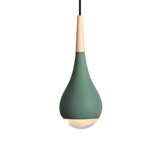 ZOWALA - Nordic Modern Ceramic Teardrop Green Pendant Light Image - 7