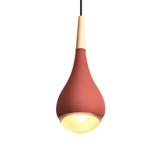 ZOWALA - Nordic Modern Ceramic Teardrop Green Pendant Light Image - 9