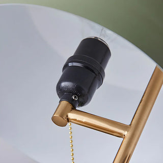 ZOWALA - Nordic Iron Bucket Wood Base Table Lamp Image - 8