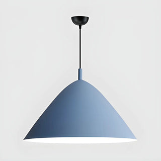 ZOWALA - Nordic Candy Colored Matte Metal Cone Pendant Light Image - 7