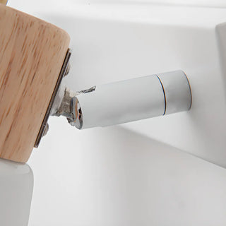 ZOWALA - Modern Wood and Frosted Glass Vanity Wall Light Image - 12